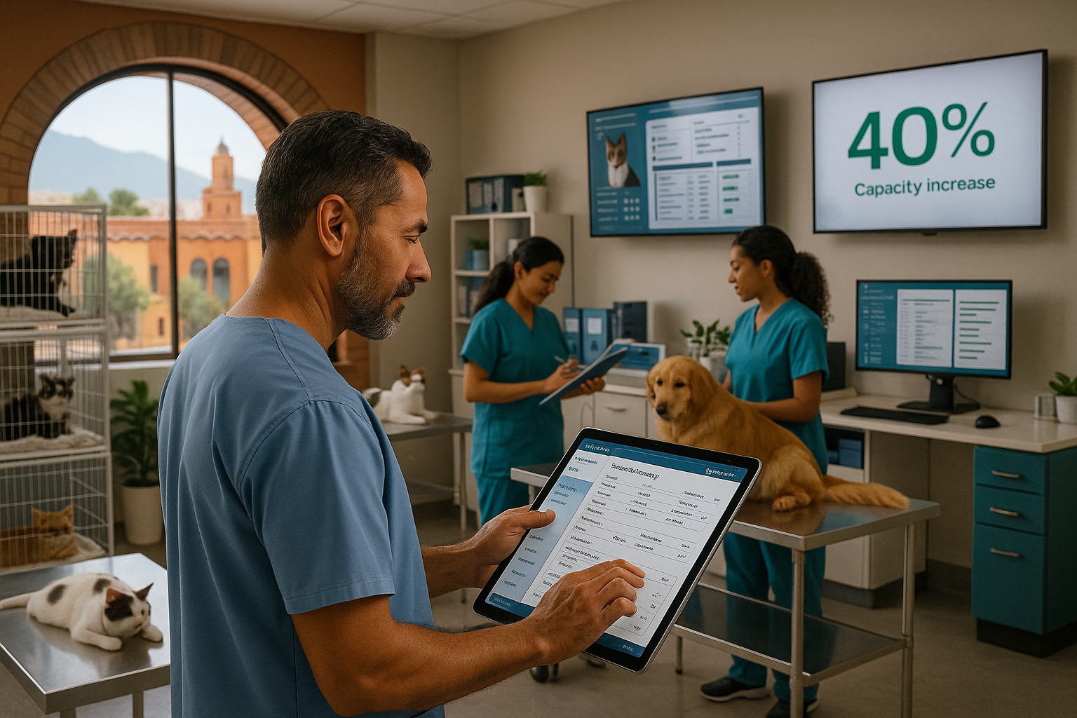 An animal rescue NGO in Monterrey adopted Veterinarios México’s clinical management software to fully digitize patient records, follow-ups, and treatment protocols.
With automation in place, they increased capacity by 40%, cut errors, and centralized all data for team-wide collaboration.