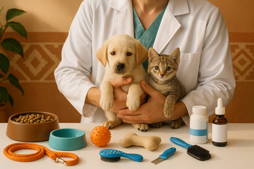 Get everything you need to care for your new pet with our expert advice and guidance. Our vet-recommended products are designed to help you set up a happy and healthy relationship with your companion. With our convenient starter kit, you'll have confidence in caring for your new pet and enjoy a hassle-free experience.